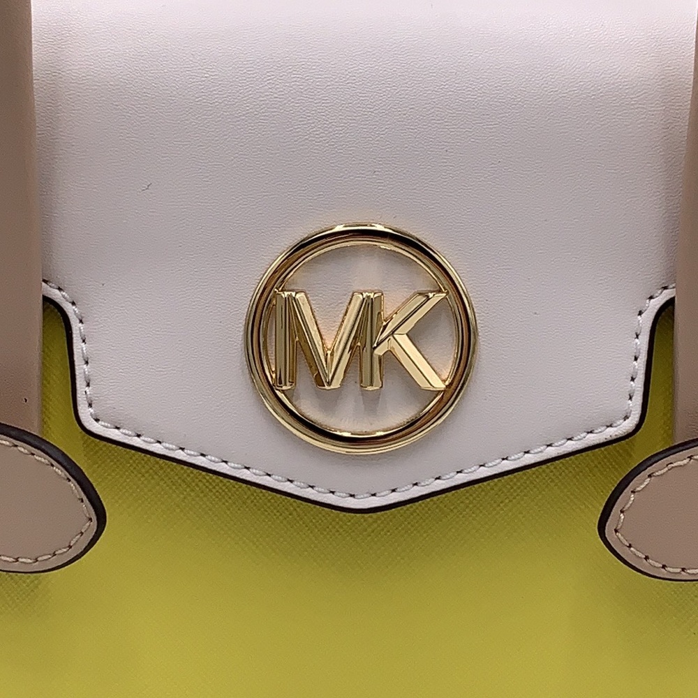 MICHAEL KORS
Carmen Medium Faux Leather Belted Satchel SUNSHINE MULTI CO… - Picture 6 of 16